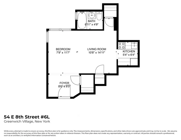 $4,000 | 50-54 East 8th Street, Unit 6L | Greenwich Village