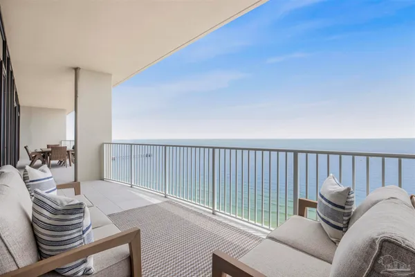 a view of ocean and beach