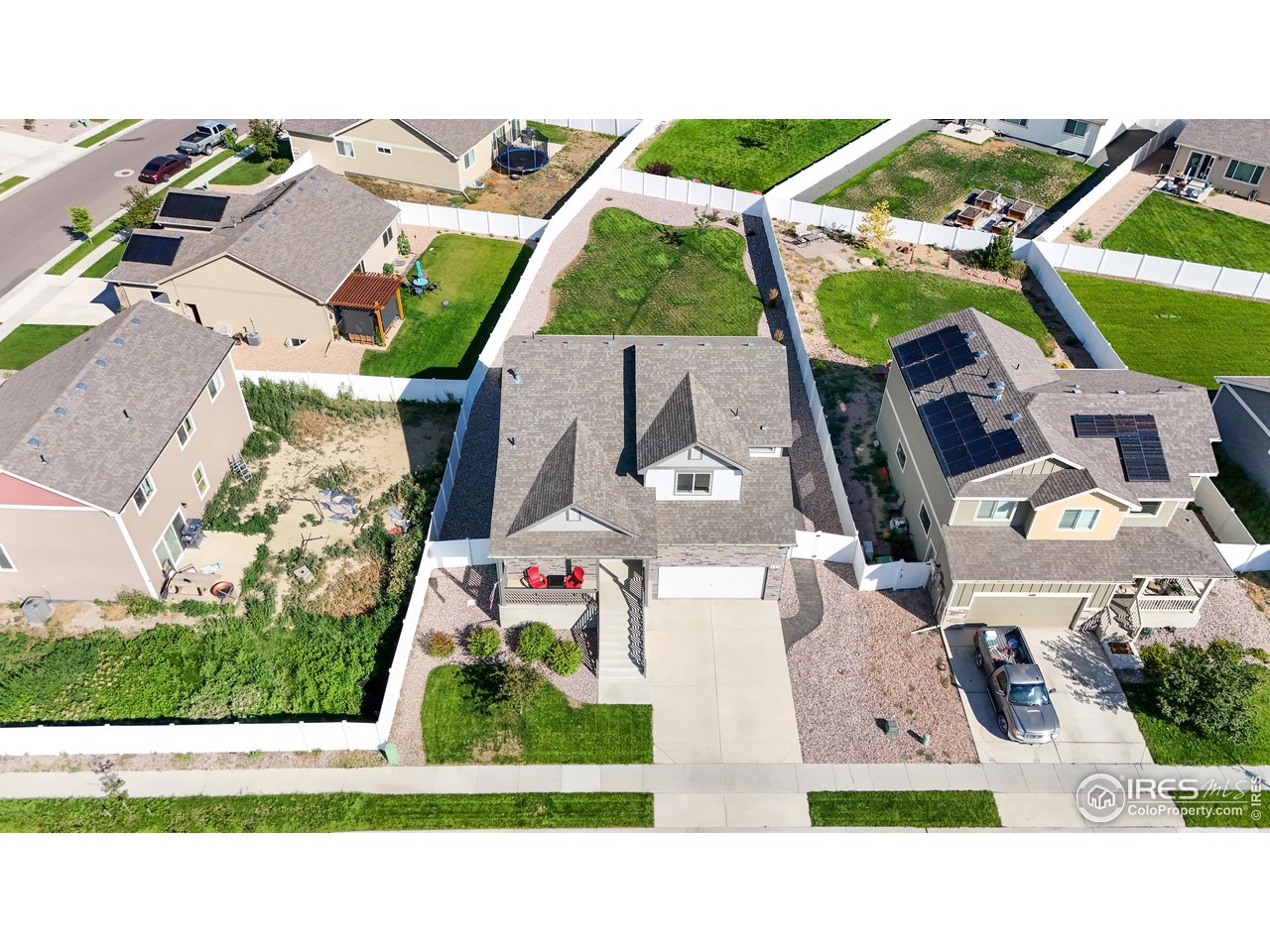 684 Takin Drive Severance, CO 80550 - Photo 35 of 38 a view of house with a garden