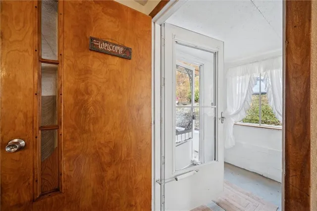 walk in closet and bathroom