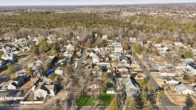 an aerial view of forest