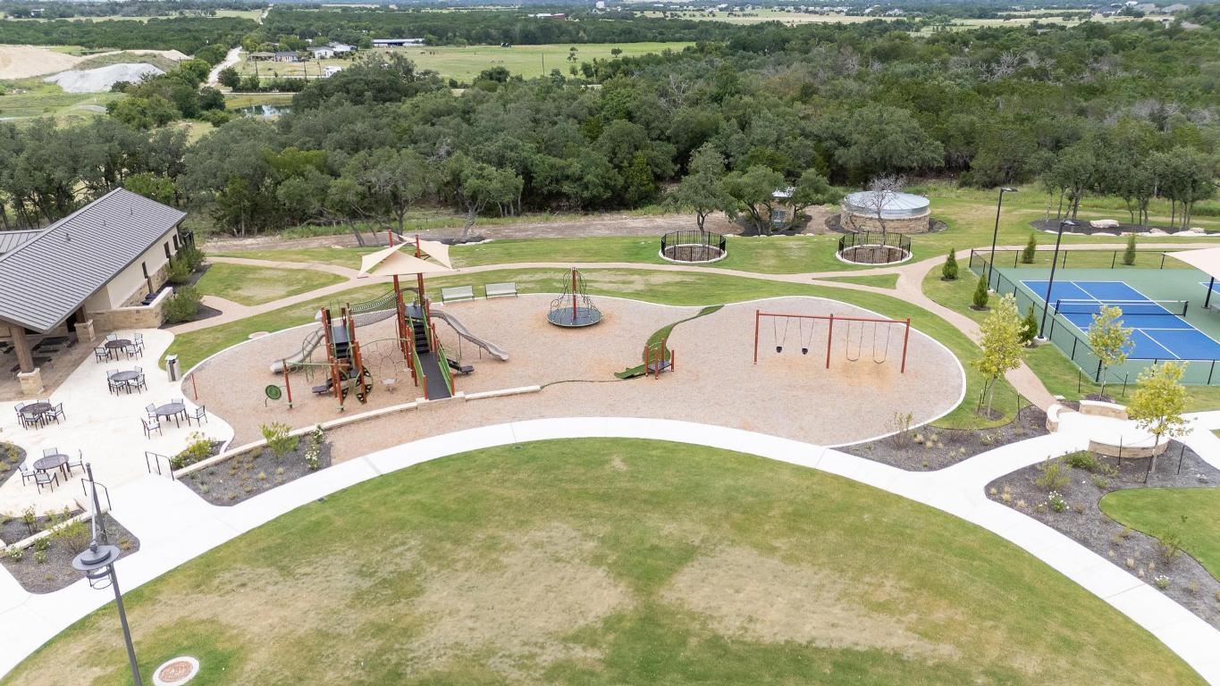 1104 Lickety Lane Georgetown, TX 78633 - Photo 38 of 40 a view of a swimming pool with a patio