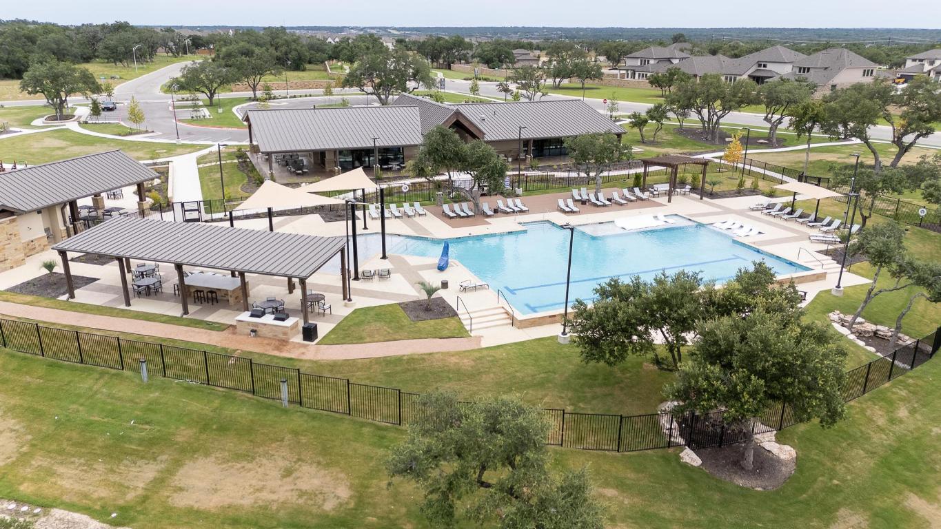 1104 Lickety Lane Georgetown, TX 78633 - Photo 40 of 40 an aerial view of residential houses with outdoor space