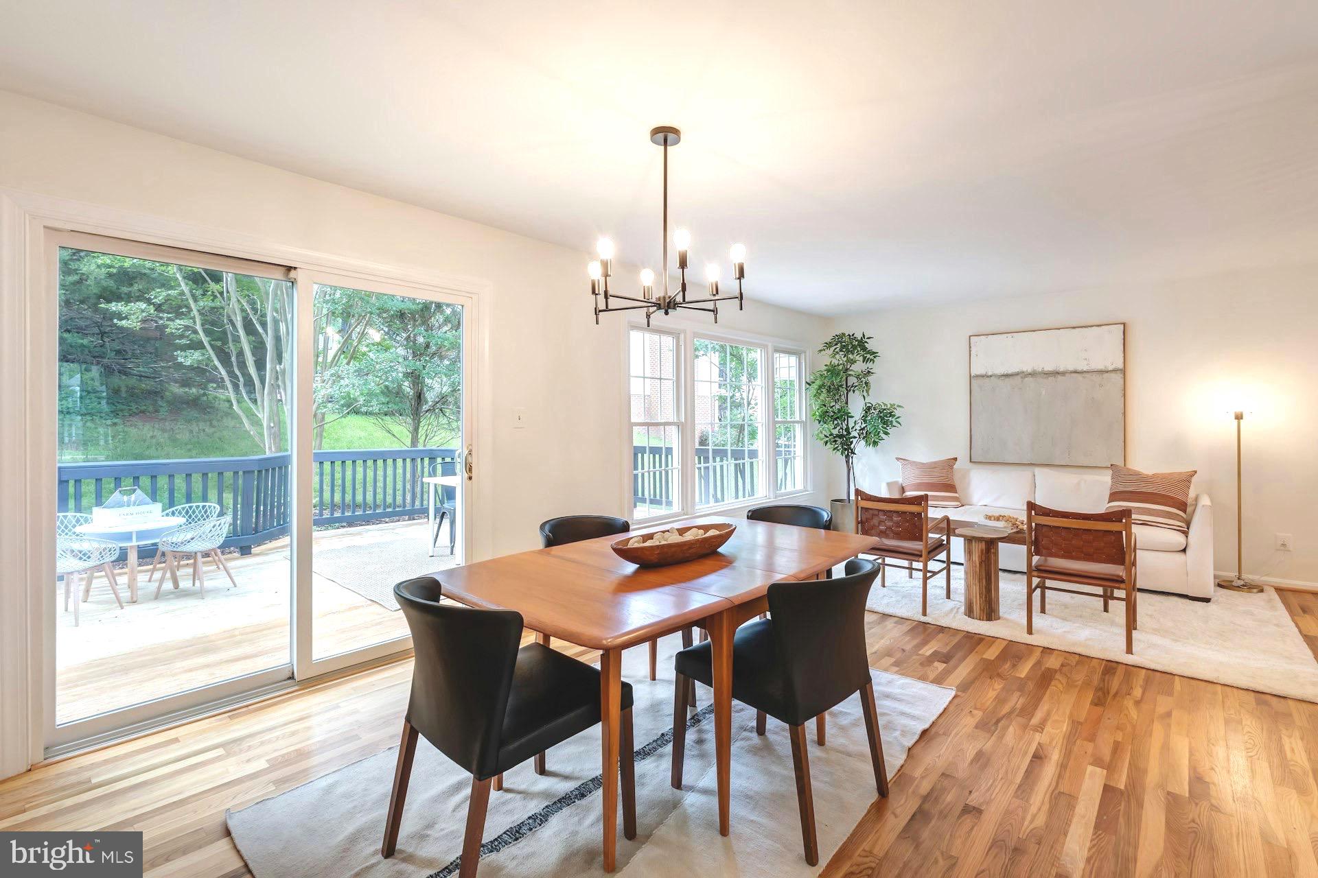 6310 Rockwell Road Burke, VA 22015 - Photo 5 of 26 Dining Room w Access to Deck