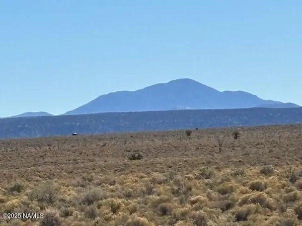 a view of an outdoor space and mountain view