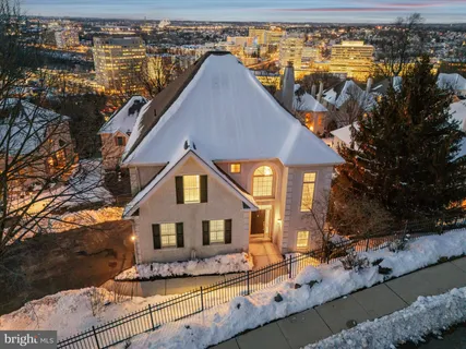a aerial view of house