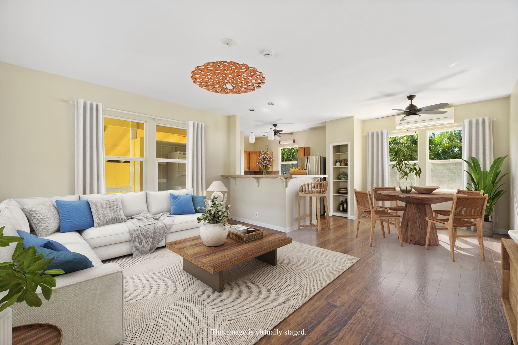 210 Eggerking Road Kapaa, HI 96746 - Photo 4 of 30 a living room with furniture and wooden floor