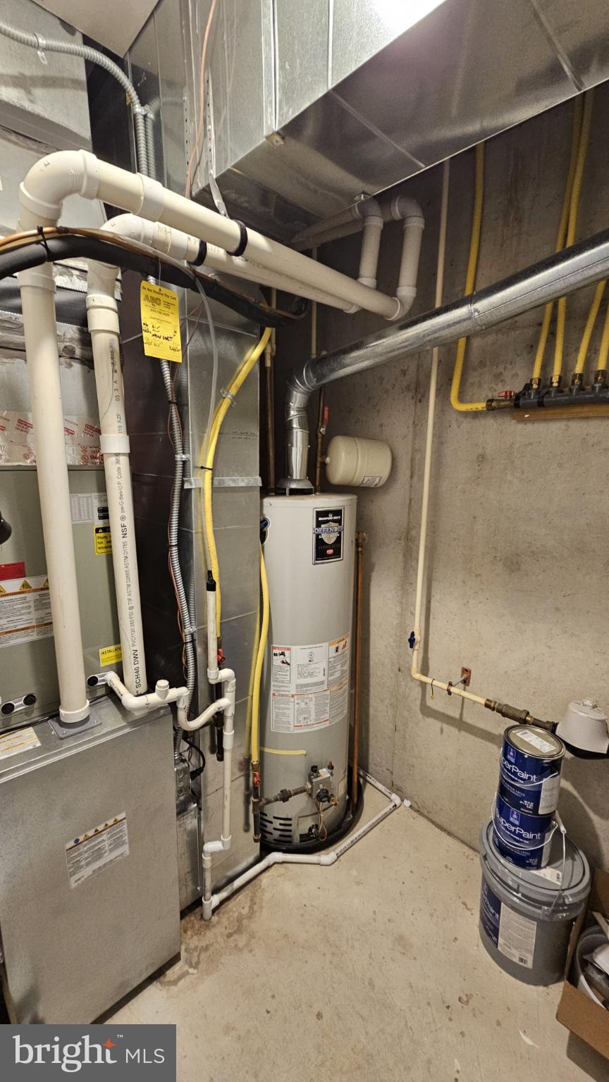 4079 Yorktown Road Coopersburg, PA 18036 - Photo 21 of 26 Utility space with plumbing and water heater.