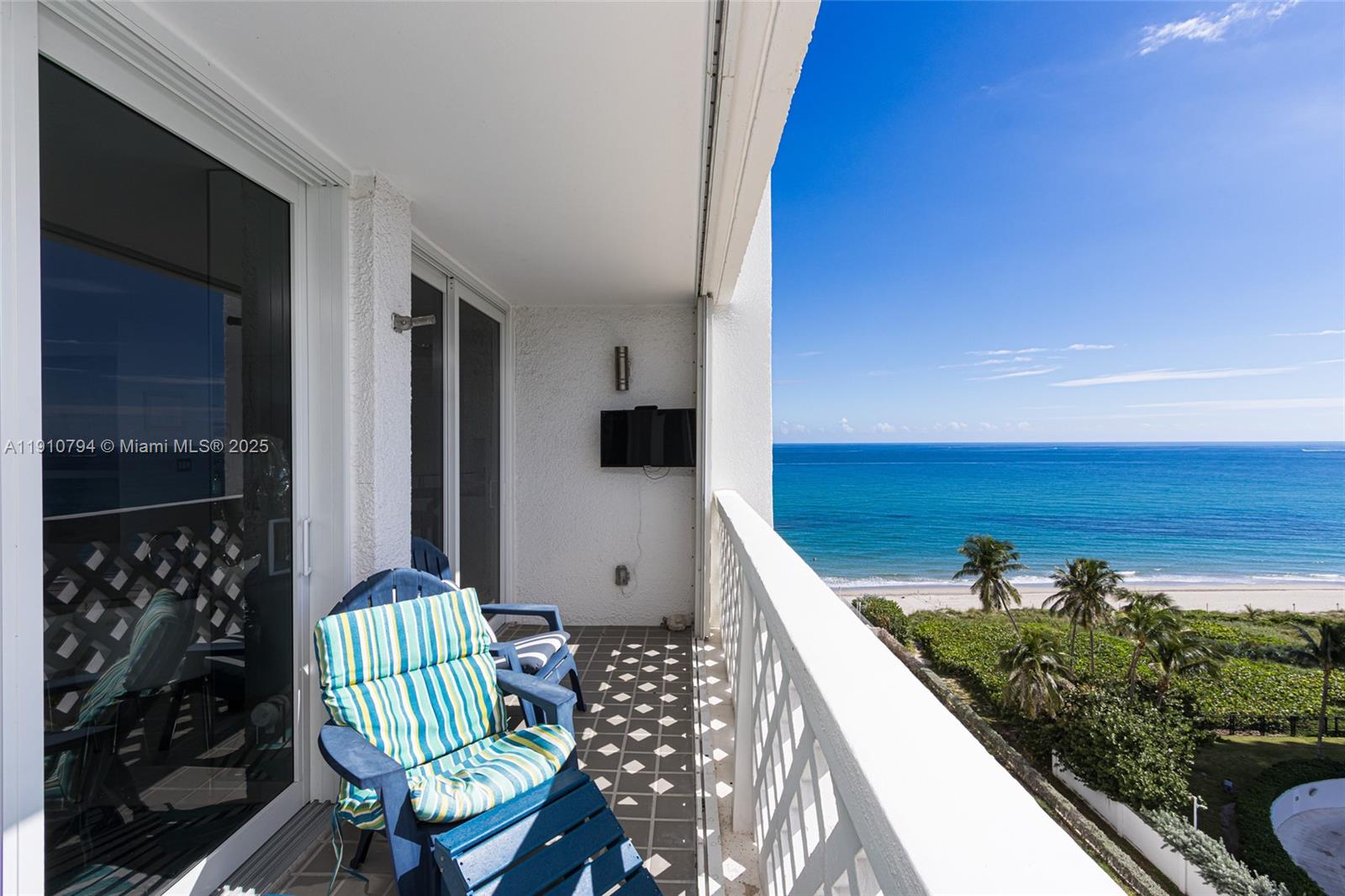 1200 South Ocean Boulevard, Unit 9F Boca Raton, FL 33432 - Photo 32 of 55 a view of balcony with furniture