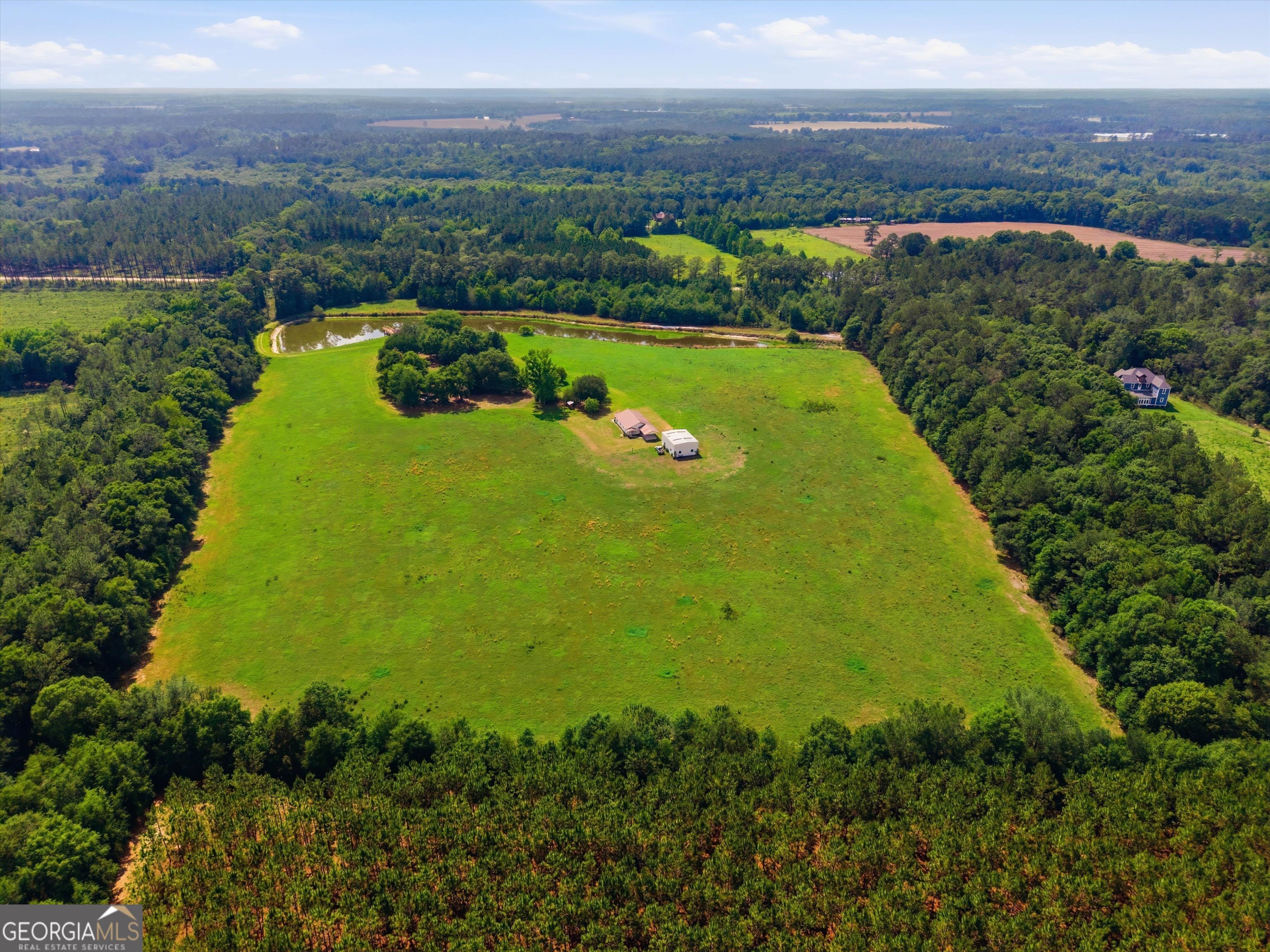 1525 Myron Hart Road Coolidge, GA 31738 - Photo 54 of 58 a view of a lake with a city