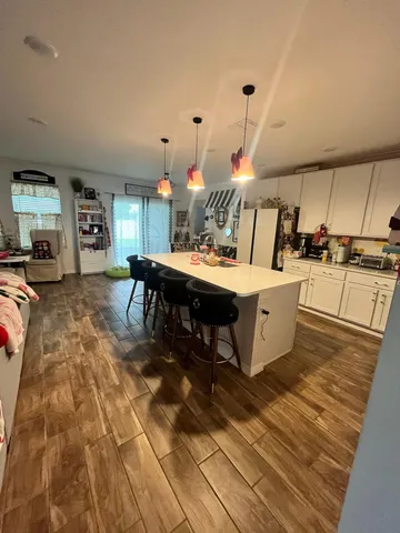 a living room with a couch and a coffee table