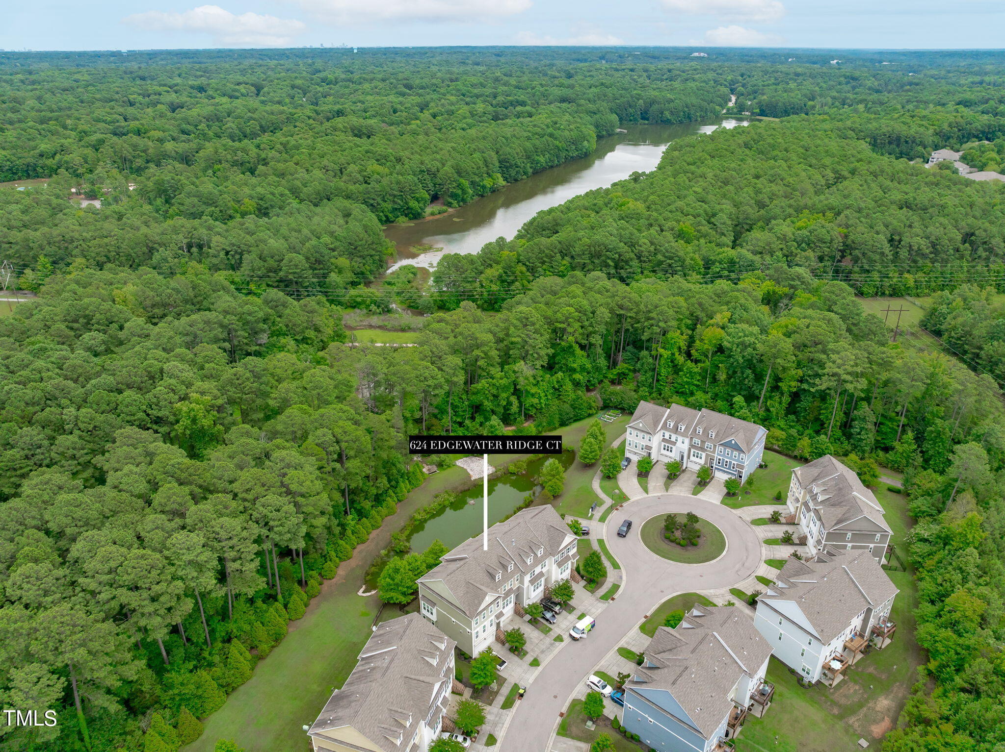 624 Edgewater Ridge Court Apex, NC 27523 - Photo 3 of 38 Aerial-8