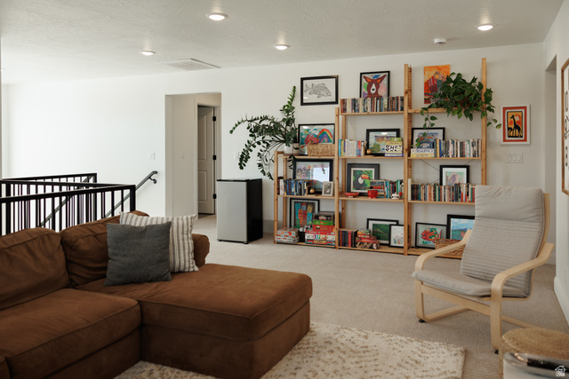 629 Spring Lily Drive St. George, UT 84790 - Photo 30 of 50 Carpeted recreation area with recessed lighting