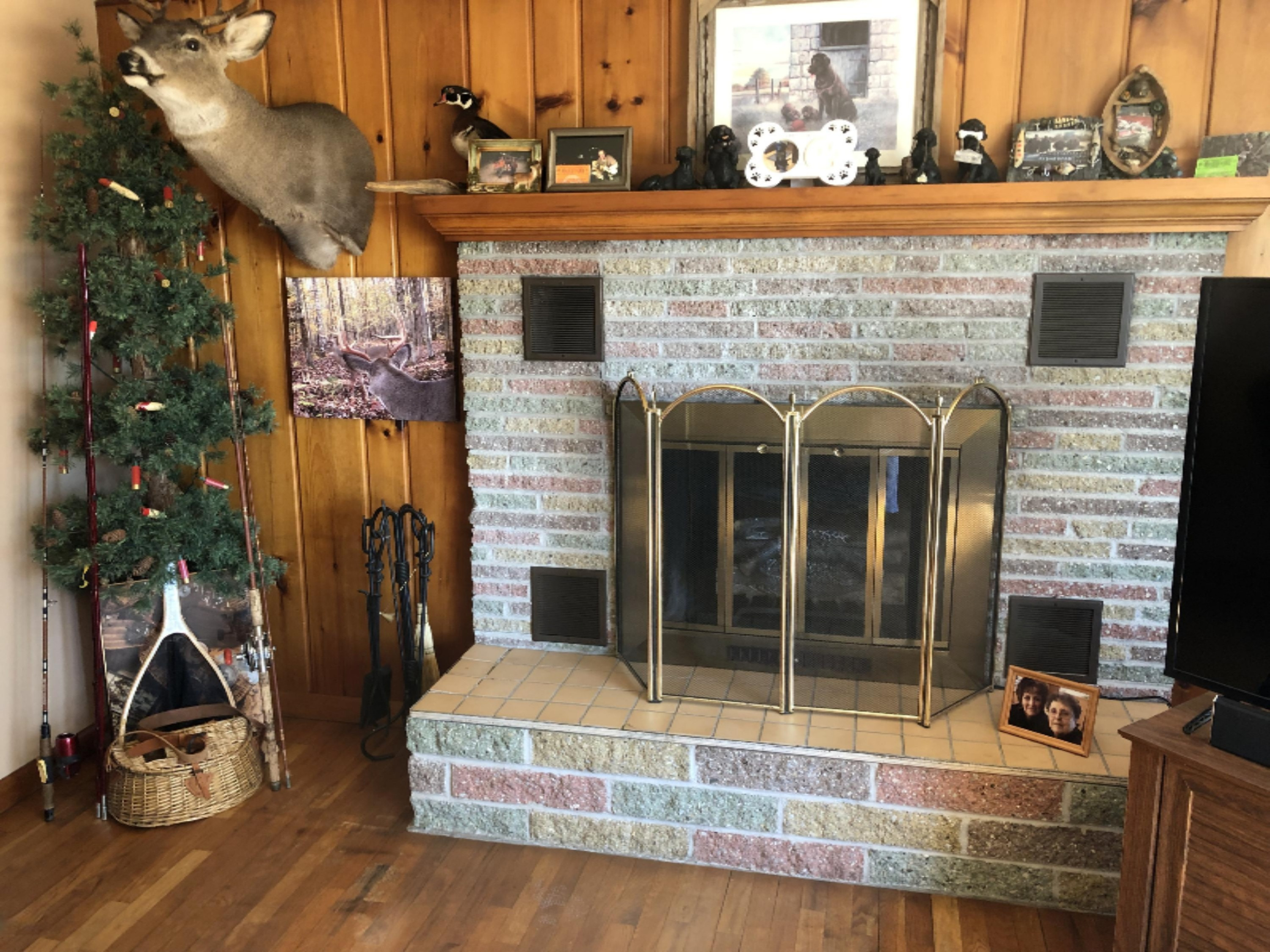 4219 North High Bridge Road Brethren, MI 49619 - Photo 6 of 36 Wood burning fireplace