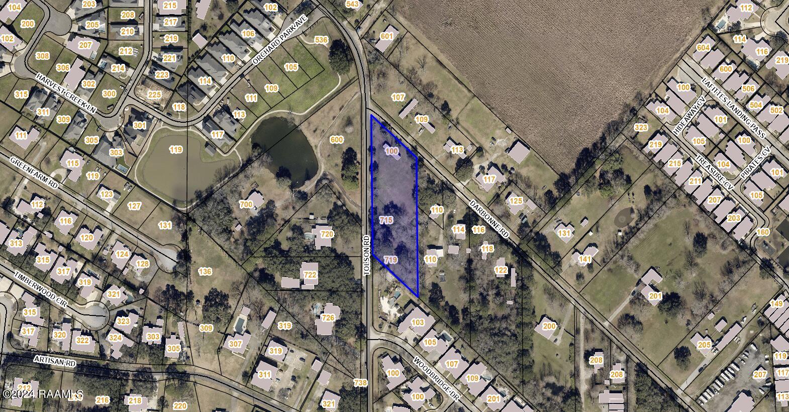 100 Darbonne Road Lafayette, LA 70508 - Photo 1 of 1 Over head