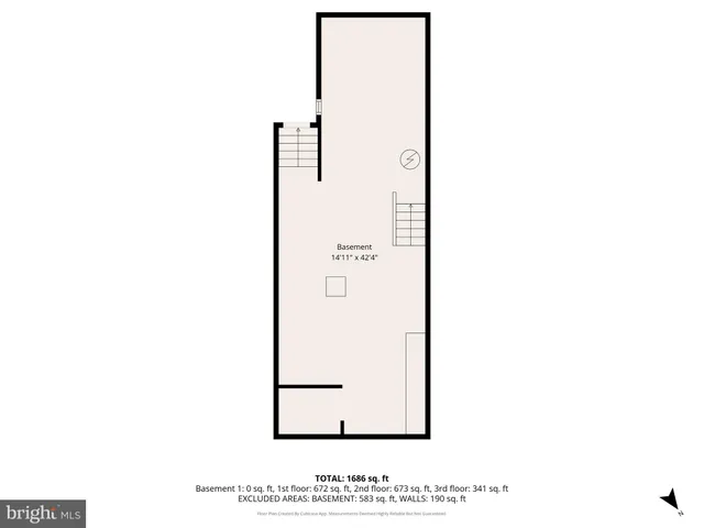 a picture of a bench in front of door