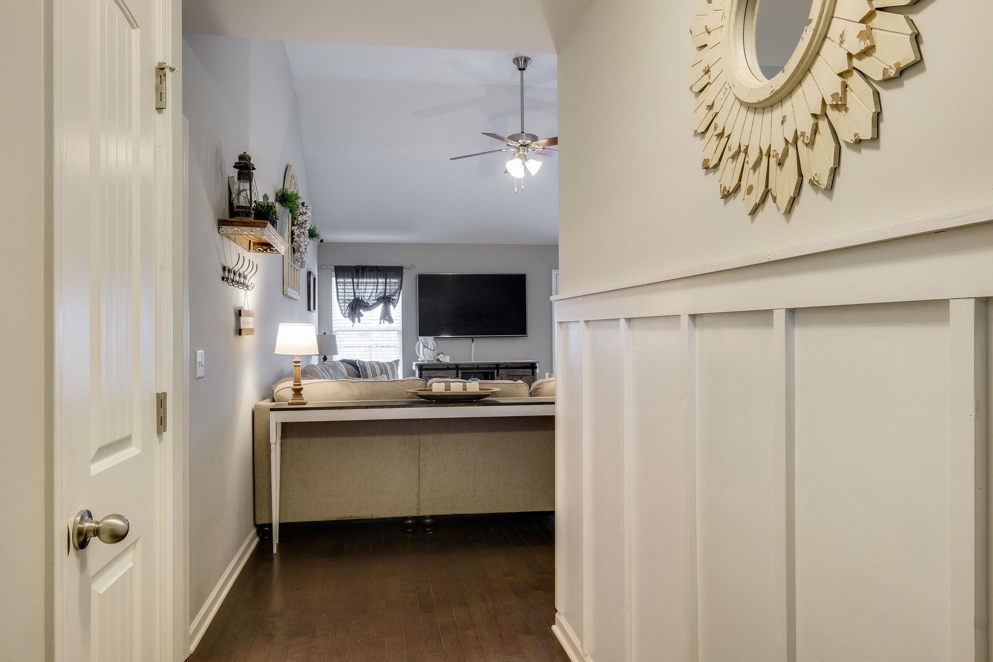 1620 Damascus Road Murfreesboro, TN 37128 - Photo 6 of 29 Entry Hall features board and batten trim the homeowners added.