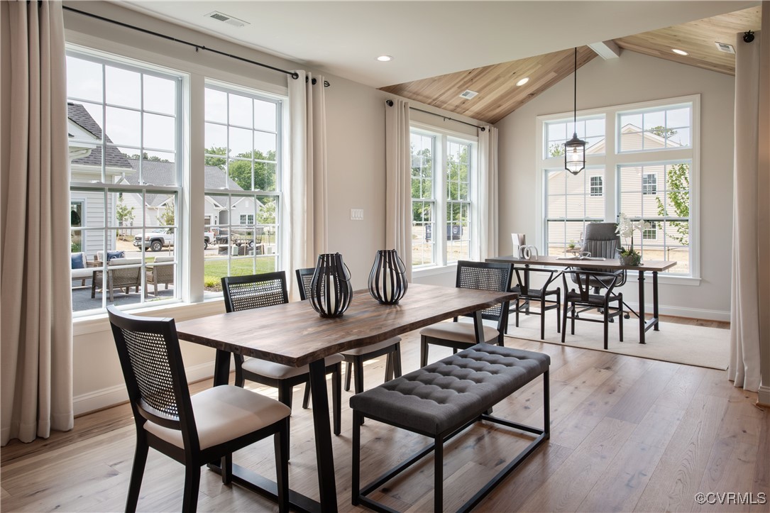 Undisclosed Address Chester, VA 23831 - Photo 8 of 35 a view of a dining room with furniture window and outside view