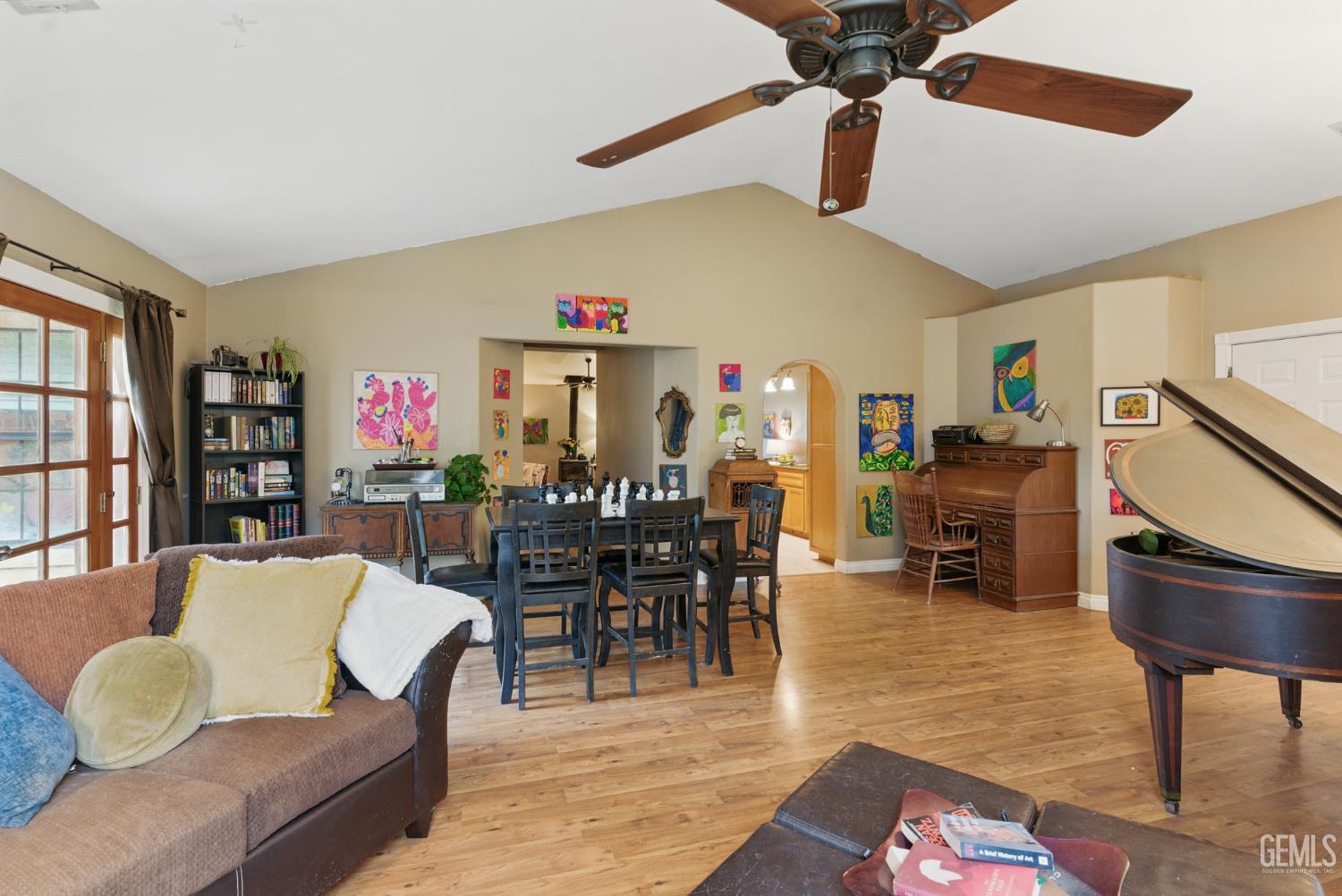 Undisclosed Address Tehachapi, CA 93561 - Photo 12 of 40 a living room with furniture and wooden floor