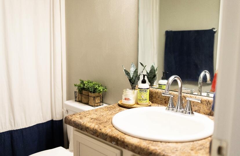 8320 Robin Lynn Road Roanoke, VA 24019 - Photo 7 of 21 a bathroom with a sink and a mirror