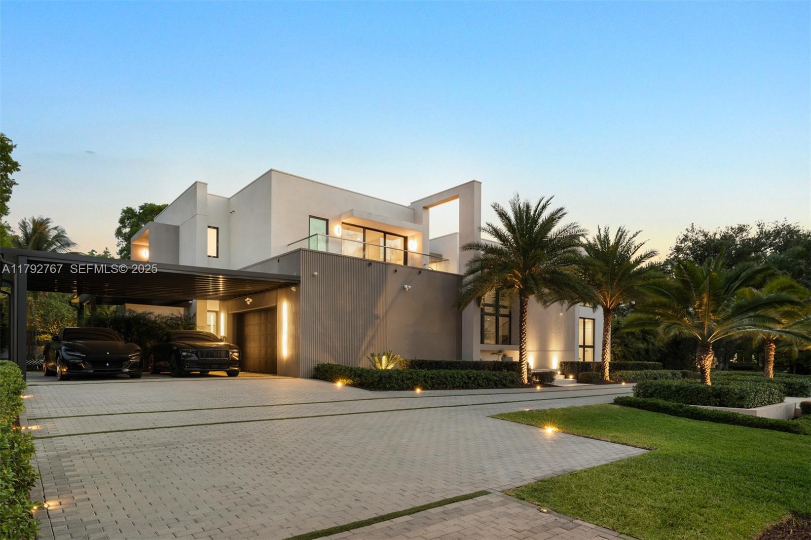 13180 Old Cutler Road Pinecrest, FL 33156 - Photo 57 of 66 a front view of house with yard and green space