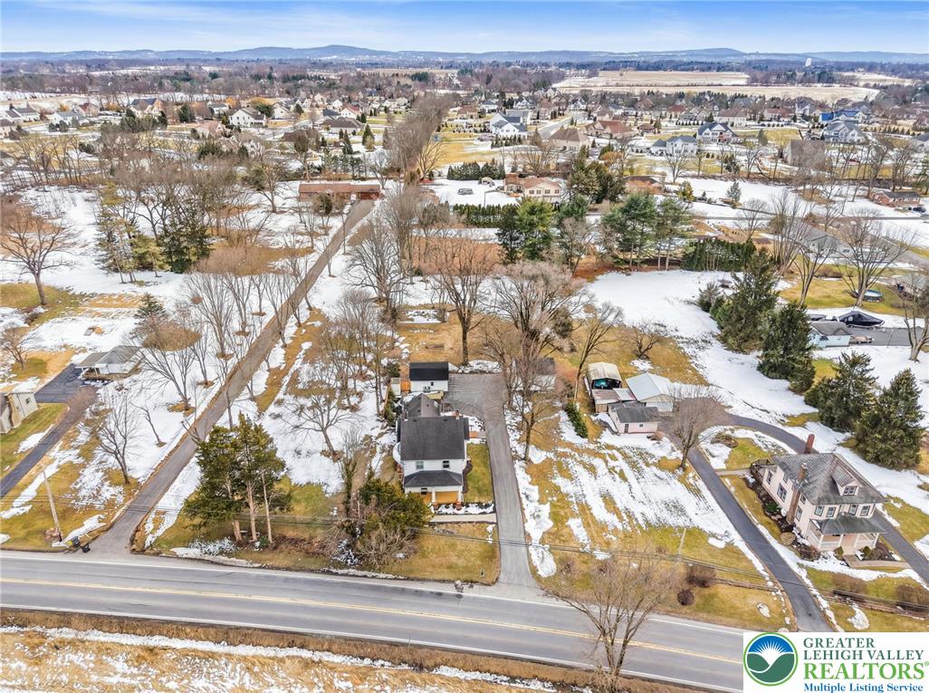 4303 Newburg Road Bethlehem, PA 18020 - Photo 62 of 63 an aerial view of residential houses with city view