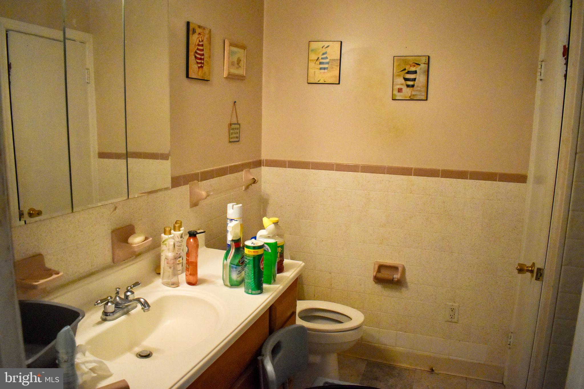 196 Good Mill Road Rileyville, VA 22650 - Photo 9 of 14 a bathroom with a sink mirror and toilet