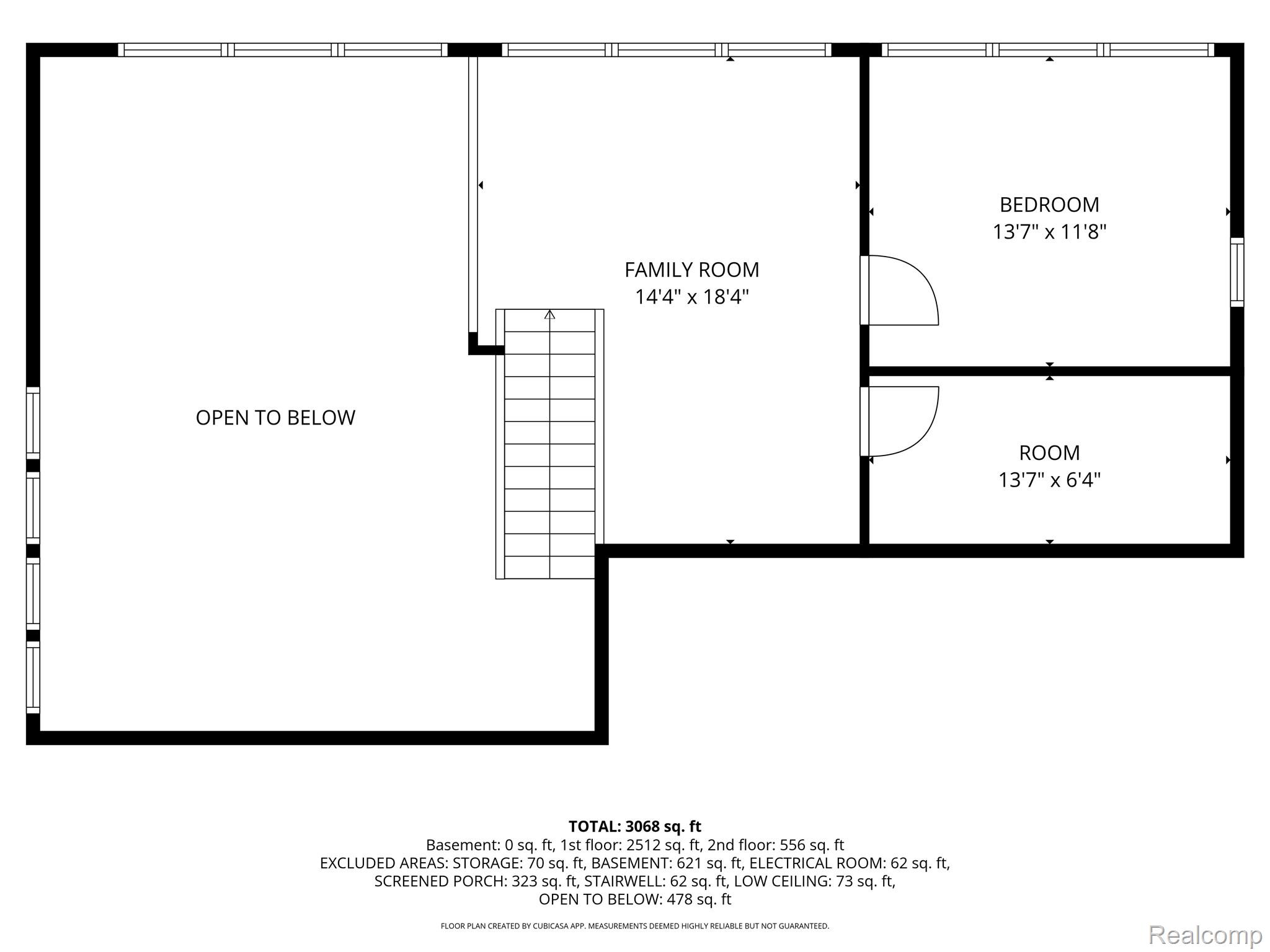 3166 Bigelow Road Howell, MI 48855 - Photo 48 of 50 Floor plan - Loft Area