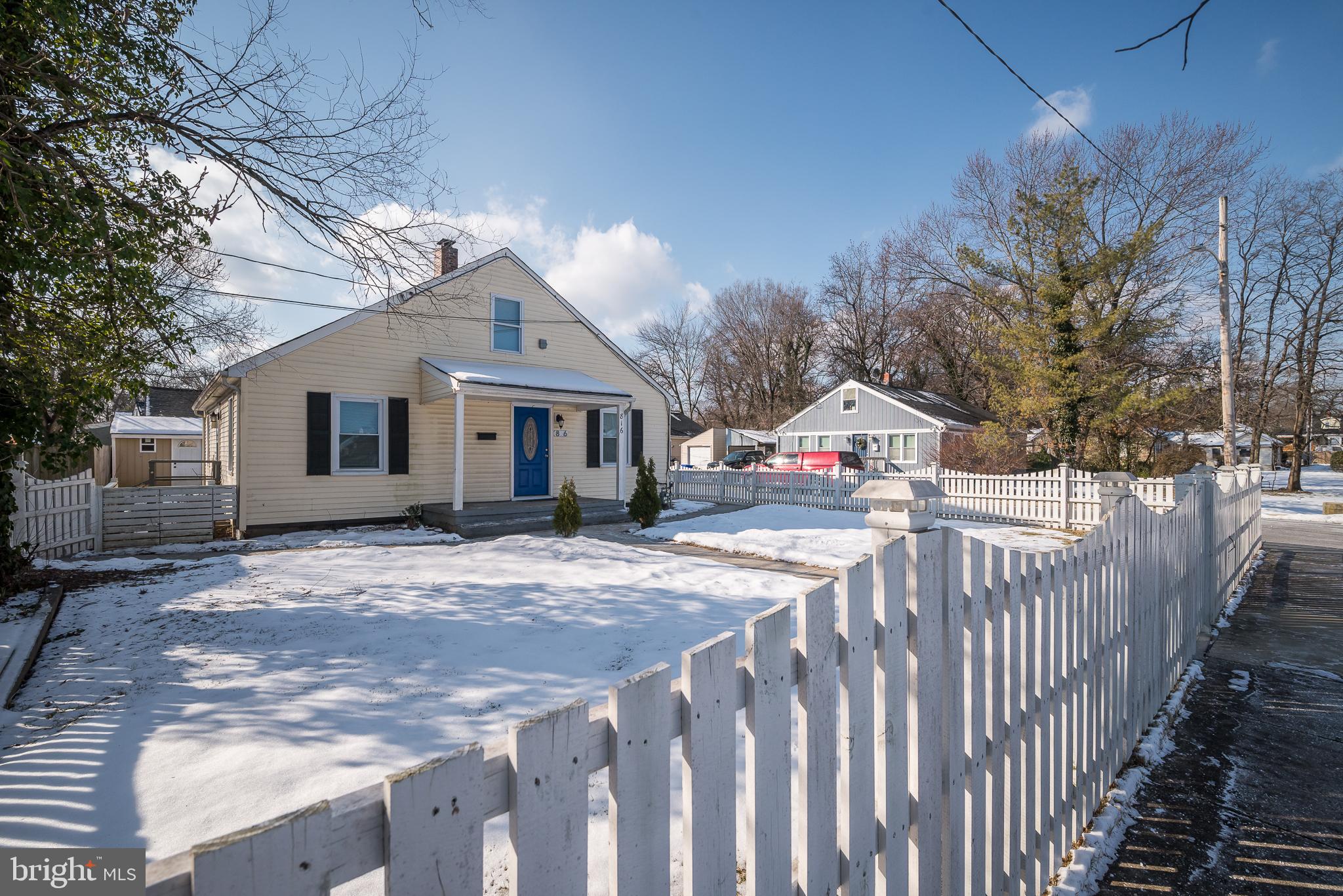 816 Maple Avenue Laurel, MD 20707 - Photo 2 of 45 a house with trees in front of it