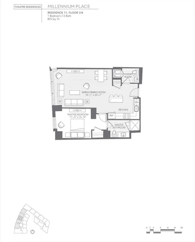 a picture of a book and a bed