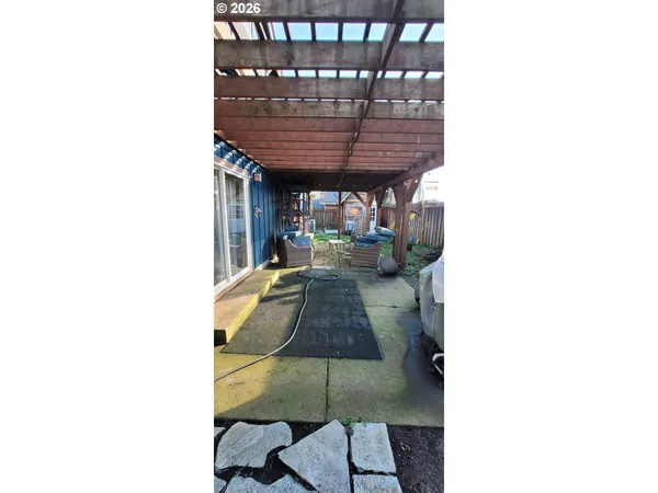 a room with furniture and window