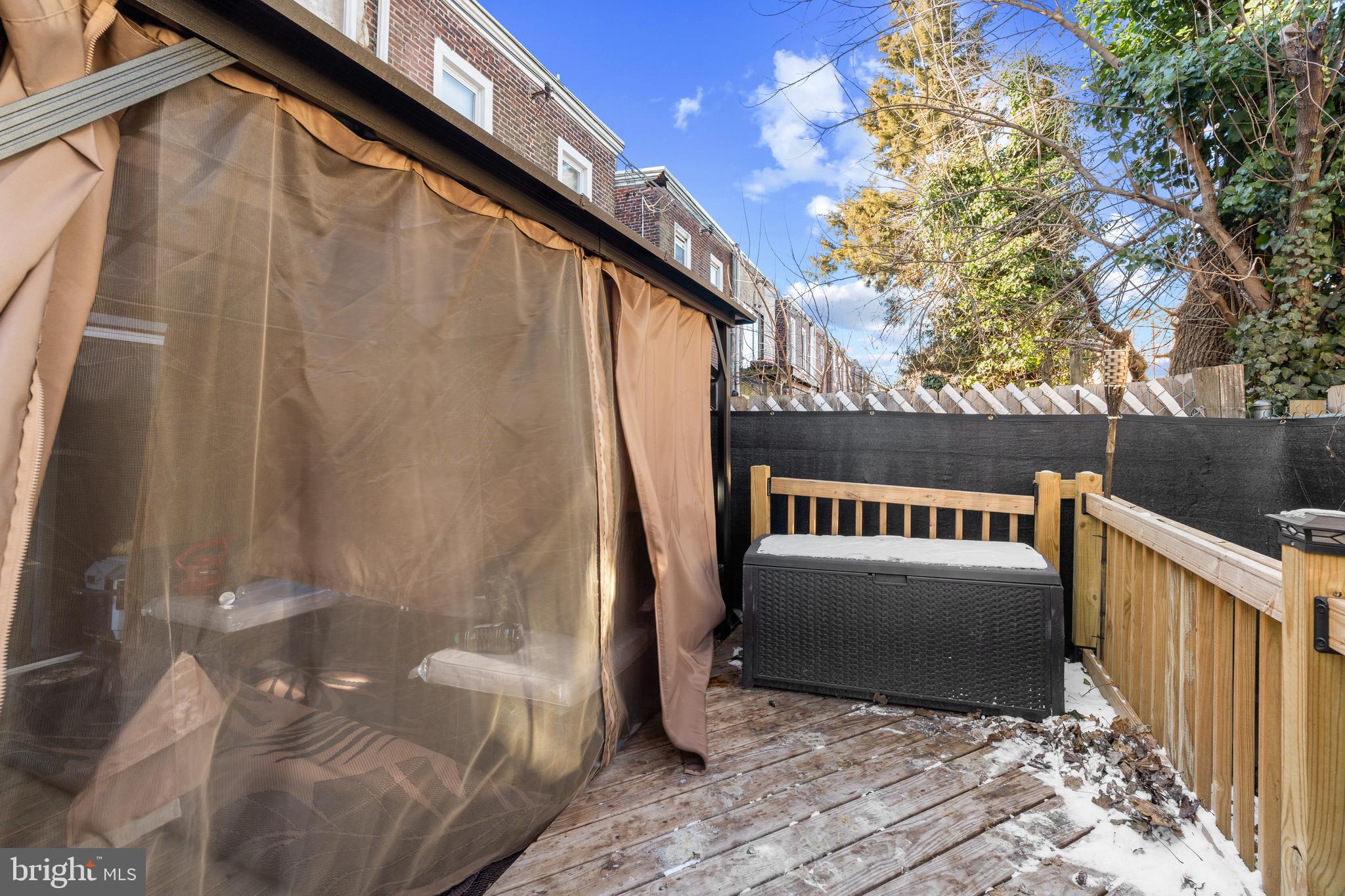 5129 Keyser Street Philadelphia, PA 19144 - Photo 13 of 13 a view of balcony with a potted plant