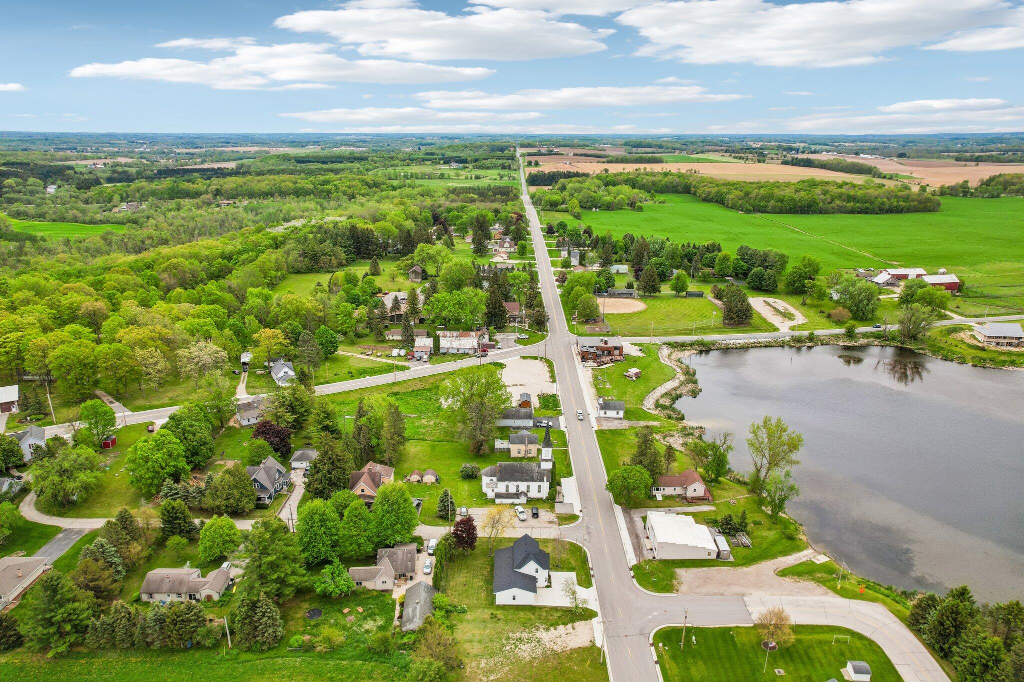 N1545 West County A Road Scott, WI 53001 - Photo 43 of 46 Drone Facing S