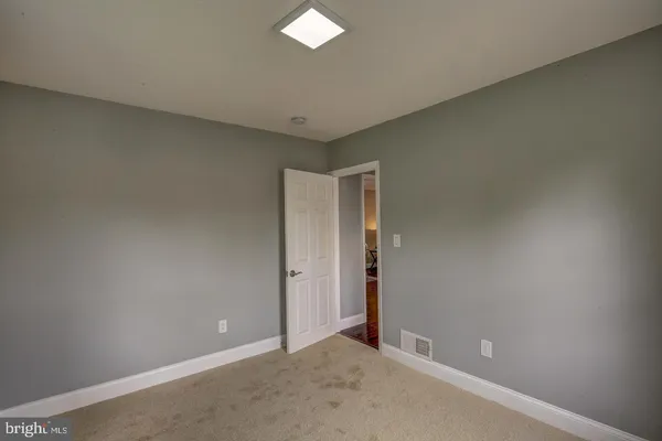 a view of an empty room