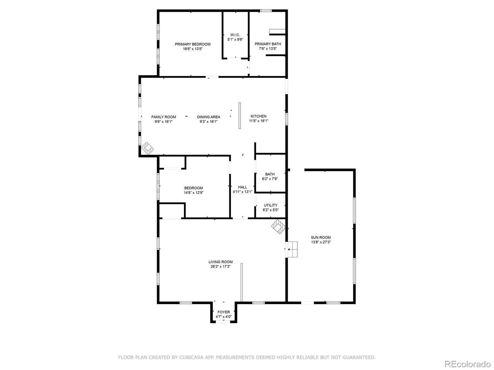 957 Vega Road Walsenburg, CO 81089 - Photo 30 of 30 a picture of floor plan