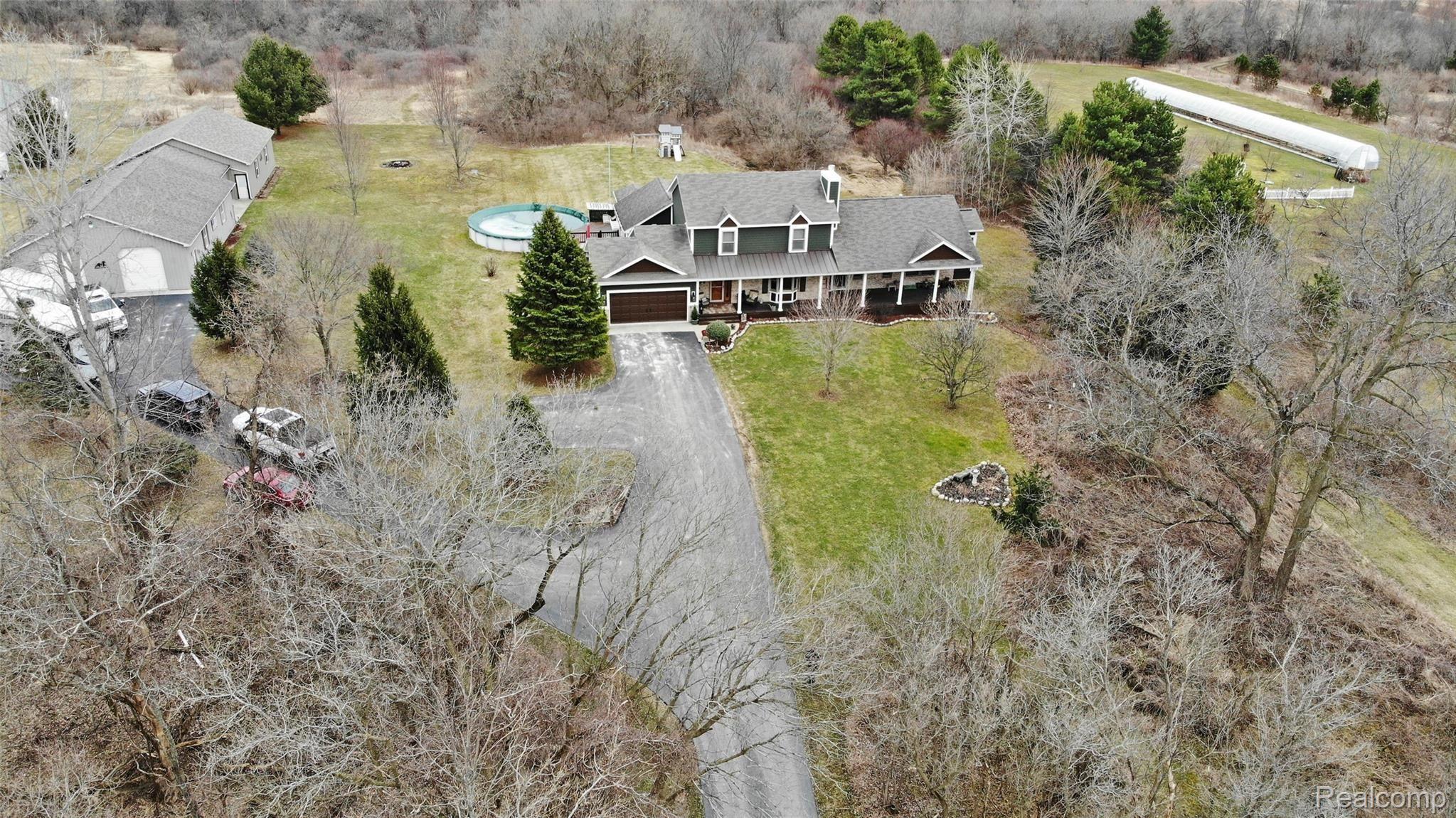 7037 Dutch Road Goodrich, MI 48438 - Photo 61 of 93 61) Aerial Front.jpg