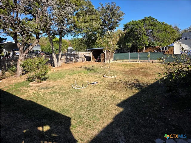 an outdoor space with seating