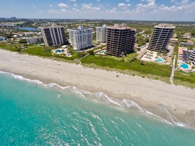 500 Ocean Drive, Unit W3B Juno Beach, FL 33408 - Photo 23 of 25 Aerial of beach