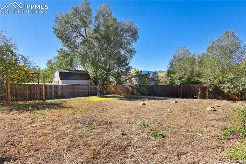 a backyard of a house