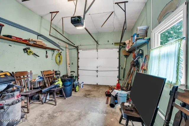 a view of storage and utility room