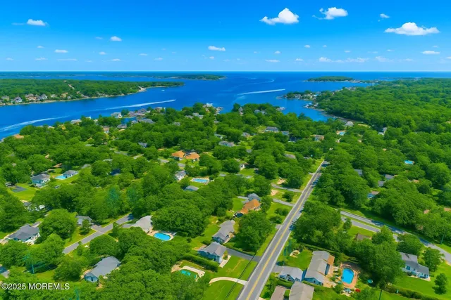a view of an outdoor space with a lake view