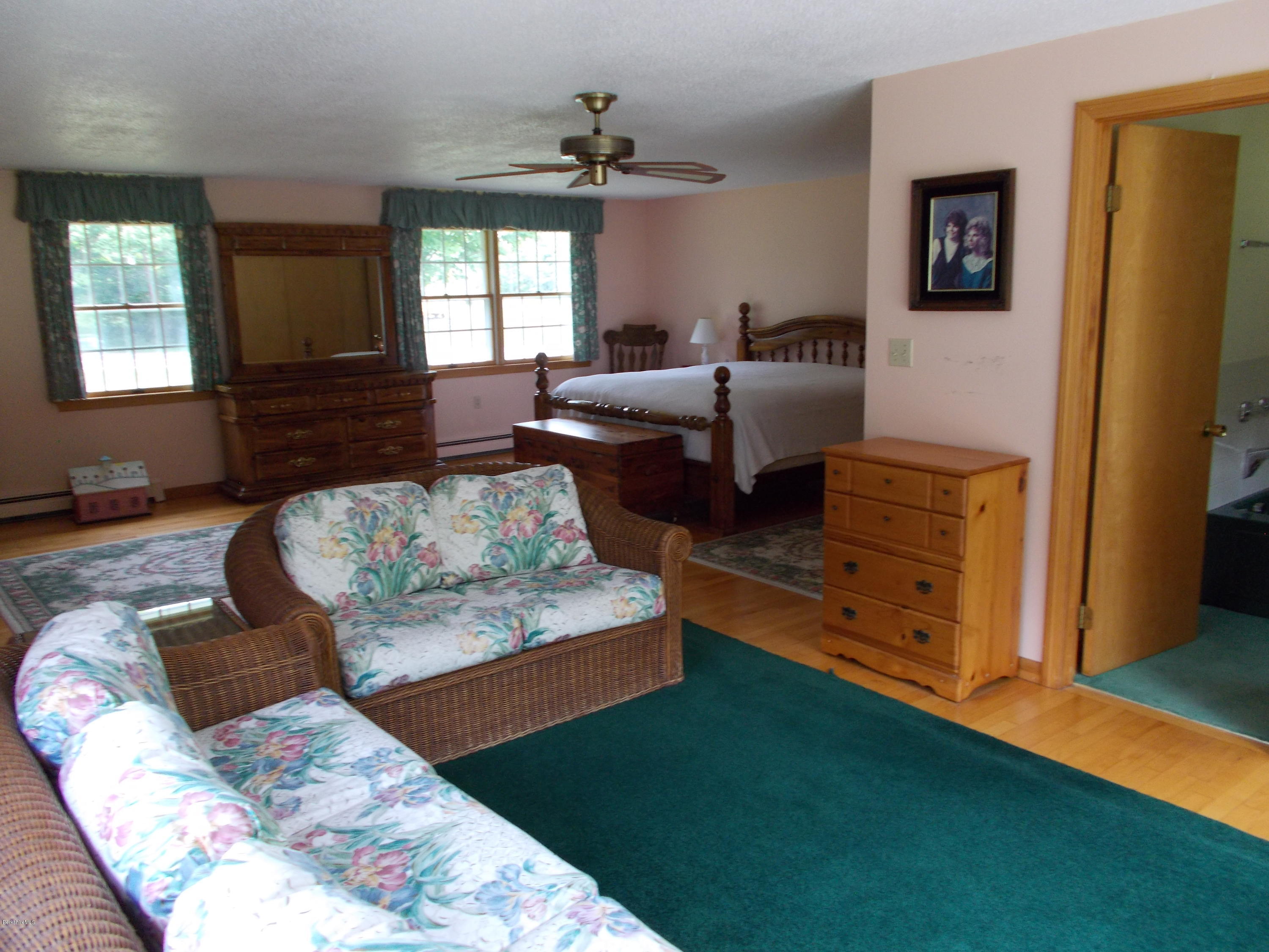 477 South Washington State Road Washington, MA 01223 - Photo 22 of 36 a living room with furniture and a flat screen tv