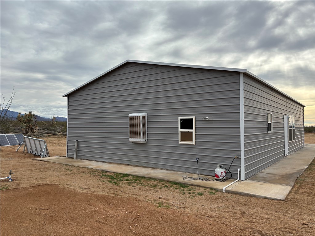 Back of garage.