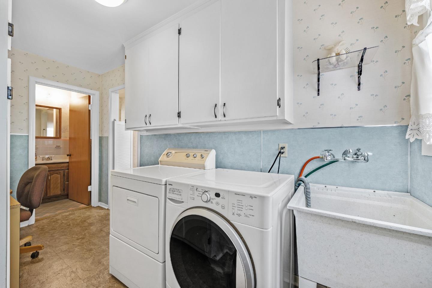 6 Fairview Place Millbrae, CA 94030 - Photo 13 of 19 a view of kitchen and washer and dryer