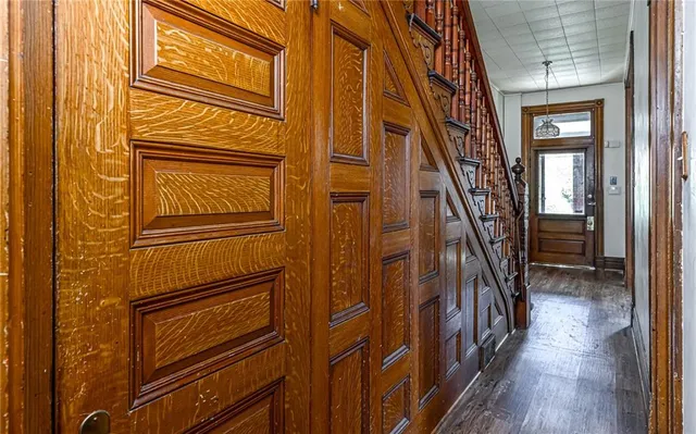 a view of front door