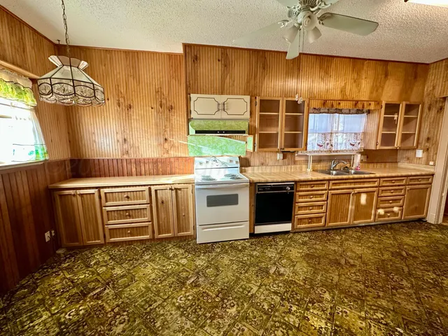 a view of a door with a chair