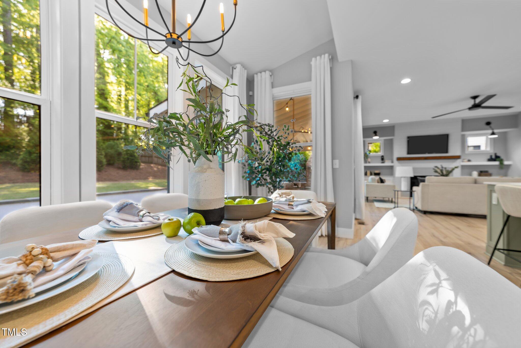 3316 Milton Road Raleigh, NC 27609 - Photo 19 of 50 a living room with furniture and a flat screen tv