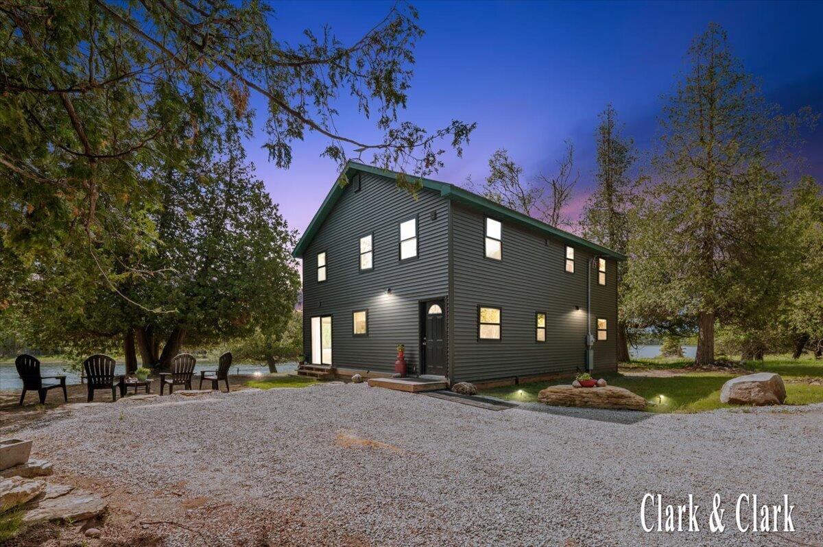 35965 South Humms Road Drummond Island, MI 49726 - Photo 47 of 73 030-EXTERIOR 01A TWILIGHT