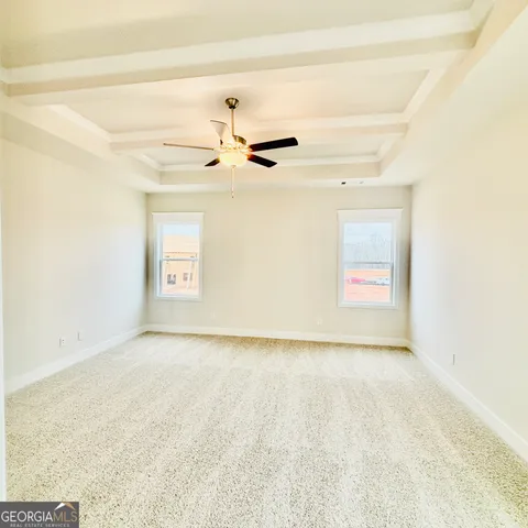 a house view with a backyard space
