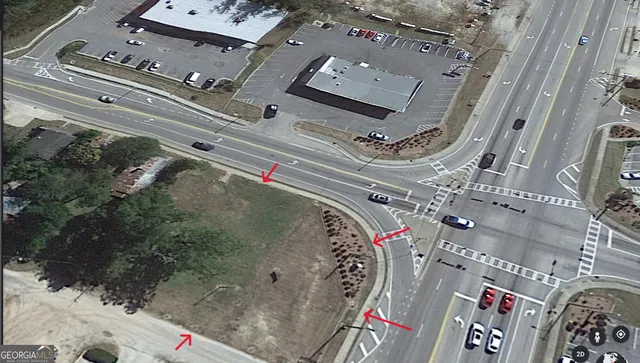 a view of a lake with a nearby beach